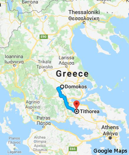 mapa odcinka z najdłuższym tunelem kolejowym na Bałkanach