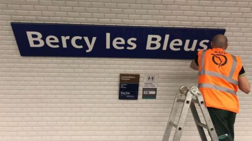 Stacja Bercy przemianowana na Bercy les Bleus